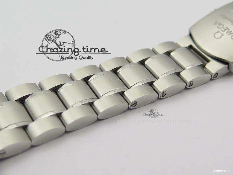 0315 Effortless Speedmaster Apollo 11 On SS Bracelet Manual Winding Chrono Movement 8225